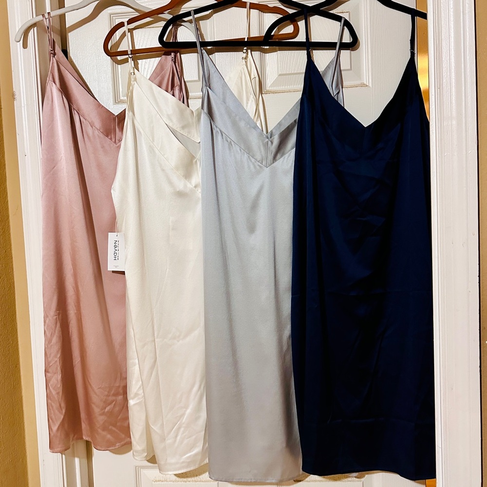 NWT Haven Well Within Grey Washable Silk Chemise